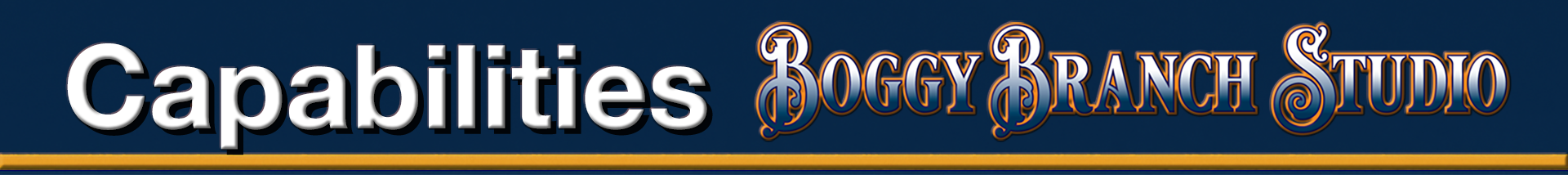 Capabilities — Boggy Branch Studio