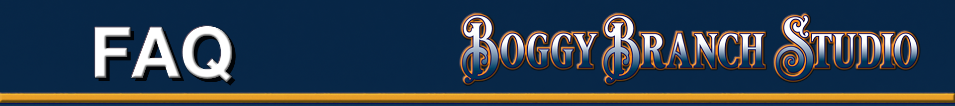 FAQ — Boggy Branch Studio